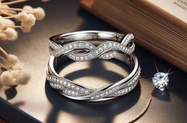 Nhẫn cưới bạch kim 950 biểu tượng của tình yêu vĩnh cửu
