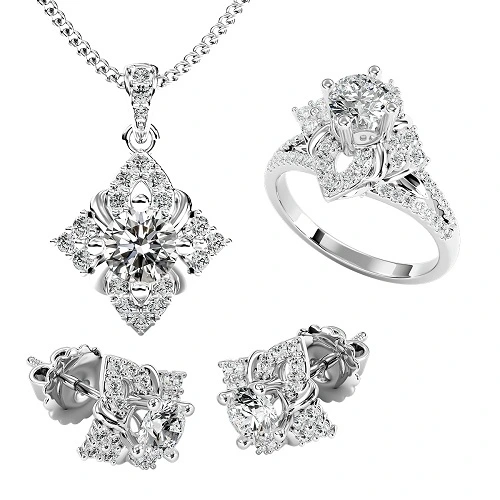 Lời chúc kết hợp với trang sức kim cương