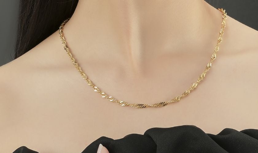 Lợi ích khi sử dụng dây chuyền vàng mỹ ký nữ