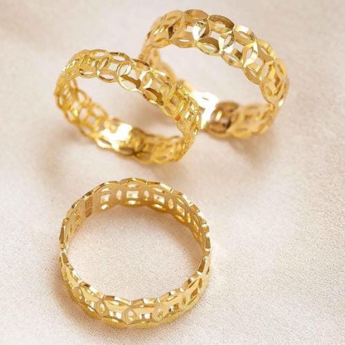nhẫn mạ vàng nam 18k