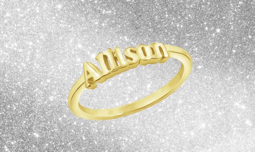 Mẫu nhẫn khắc tên cá nhân hóa