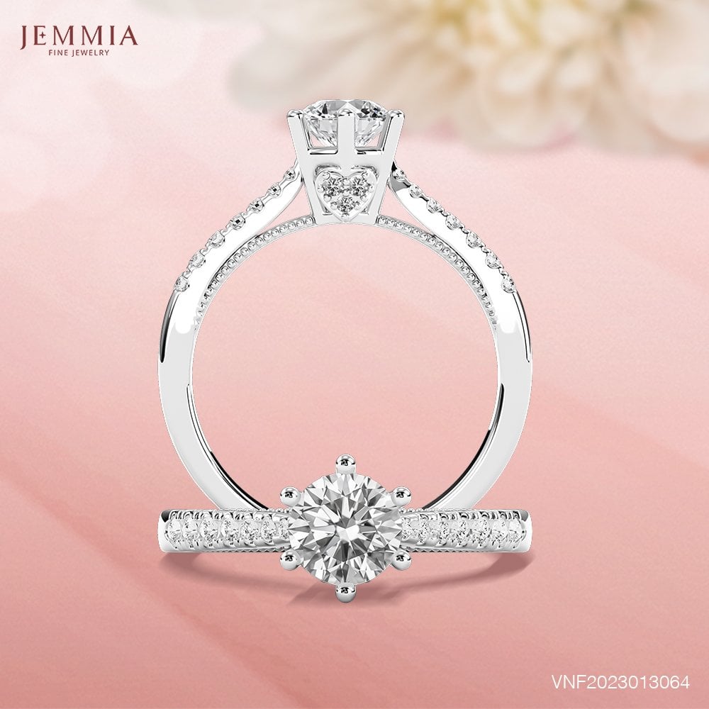 Nhẫn Cầu Hôn Kiểu Bridge Accent