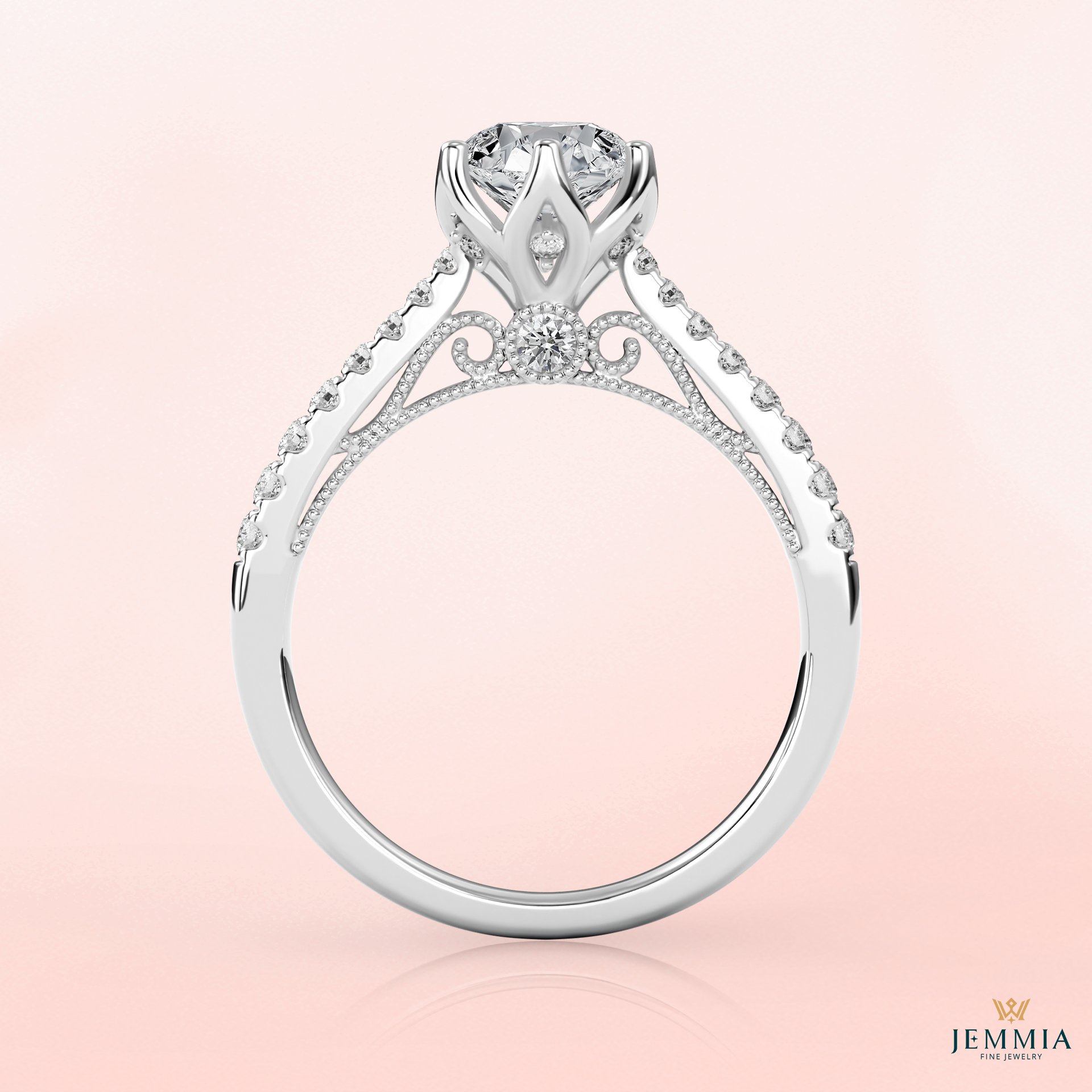 Nhẫn Cầu Hôn Kiểu Dáng Royal