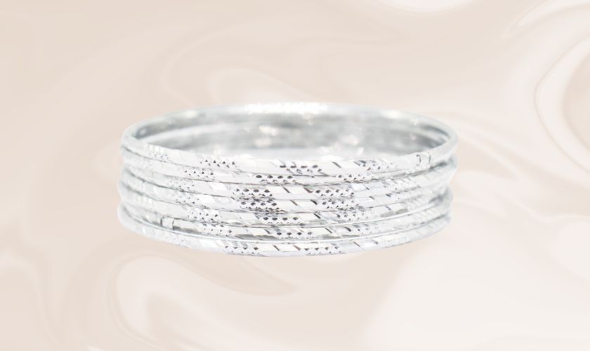 Vòng Ximen vàng trắng 610