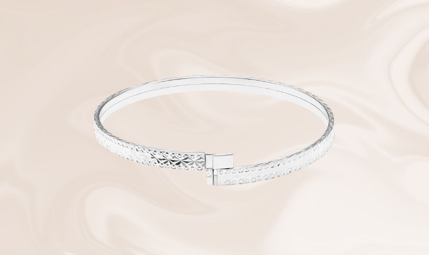 Bộ Ximen vàng trắng Ý 18K