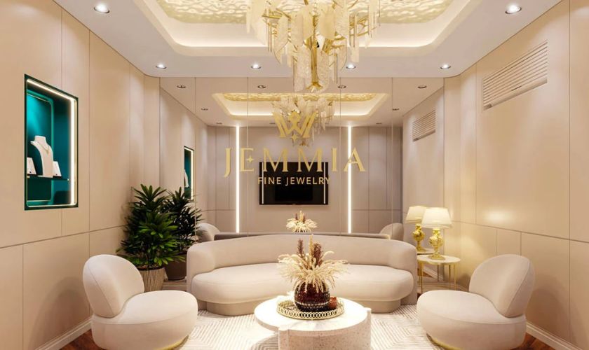 Bông tai kim cương 3ly6 thiết kế đồng tiền