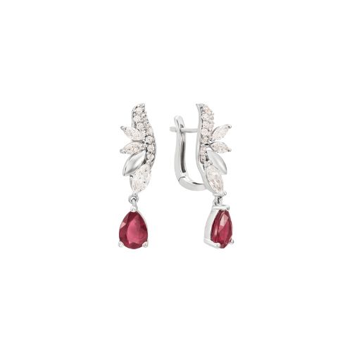 Bông tai vàng đính đá