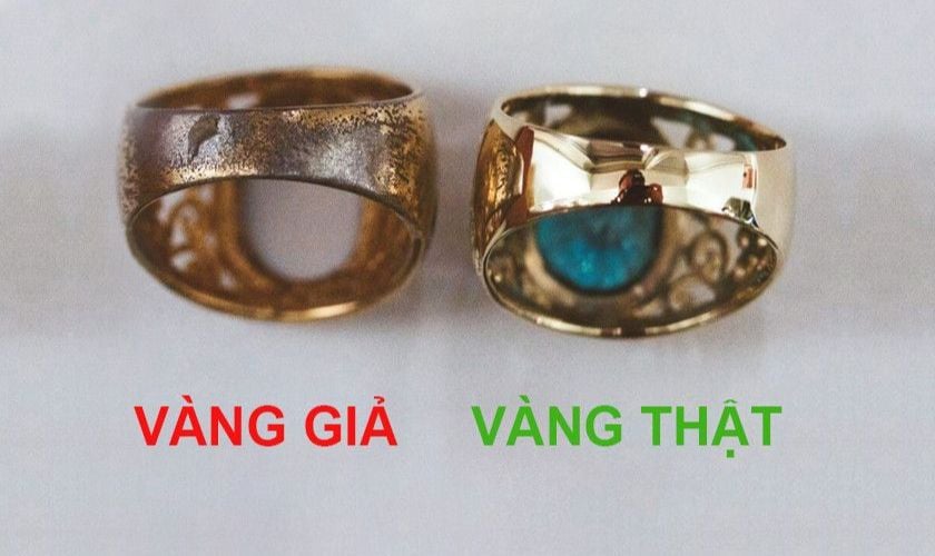 Thủ đoạn và tình trạng làm giả vàng Tây hiện nay