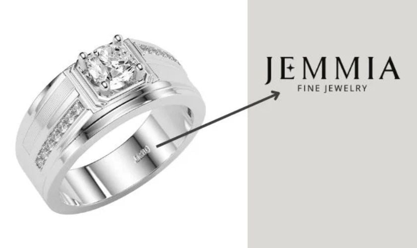 Cách nhận biết vàng trắng bằng nét khắc, số