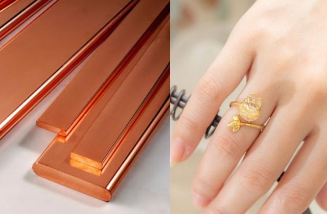 Cách nhận biết vàng và đồng bằng màu sắc