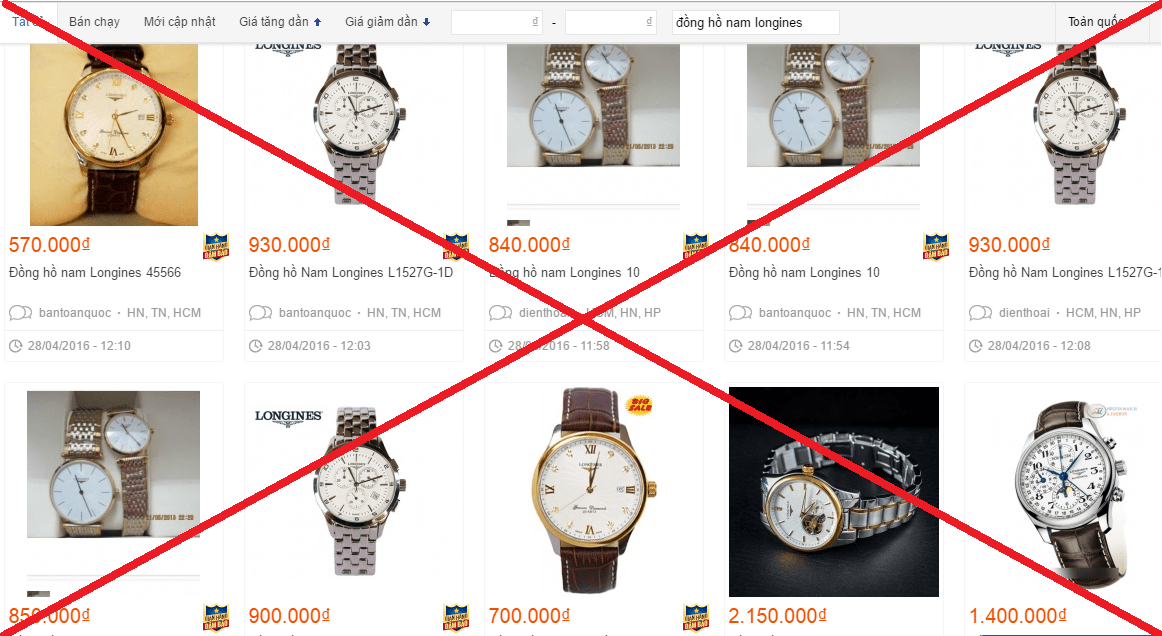 cach phan biet dong ho longines that gia 1