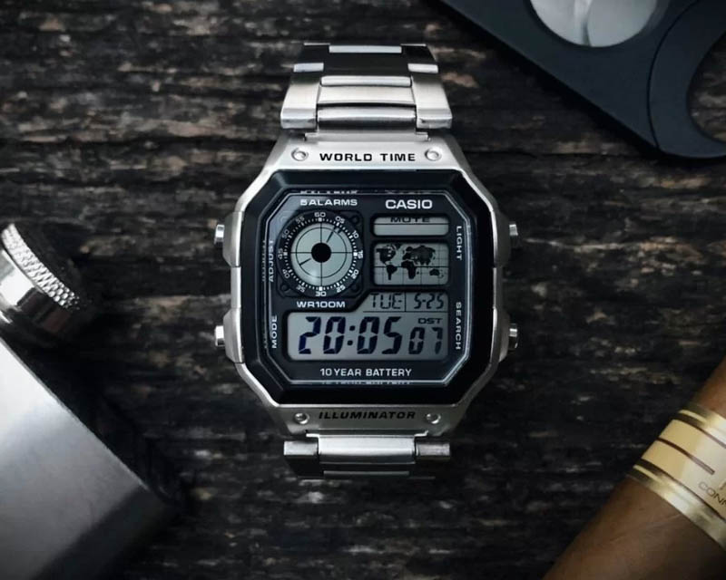 chinh dong ho casio 4 nut nhu the nao