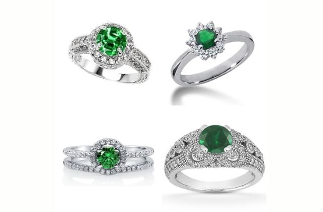 Giá trị thật của trang sức có đá màu xanh lục Emeral