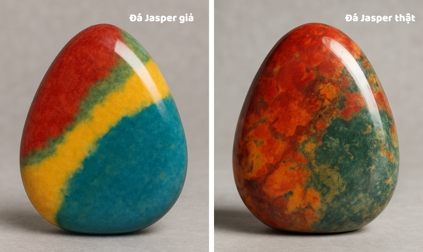 Cách phân biệt đá Jasper thật và giả