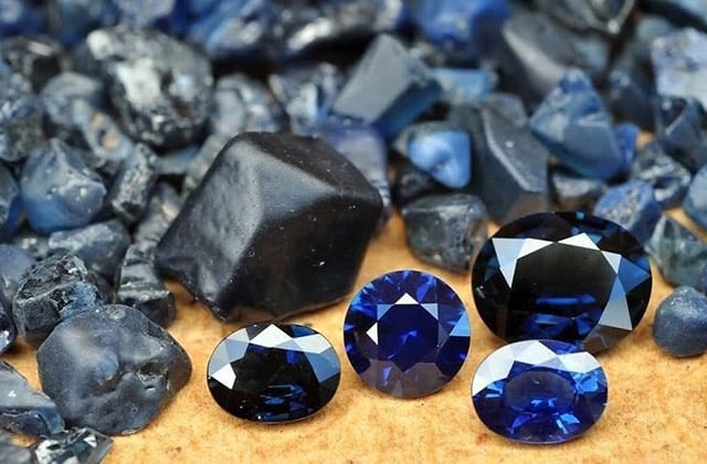 Đá Sapphire có đạng màu khác nhau