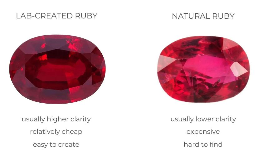 Cách nhận biết đá Ruby thật và giả