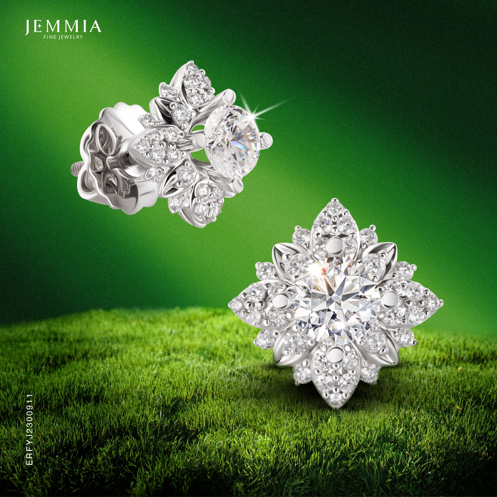 Bông tai kim cương ERFYJ2300911