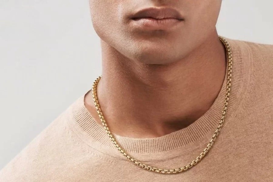 Cách chọn dây chuyền vàng nam 9999 phù hợp