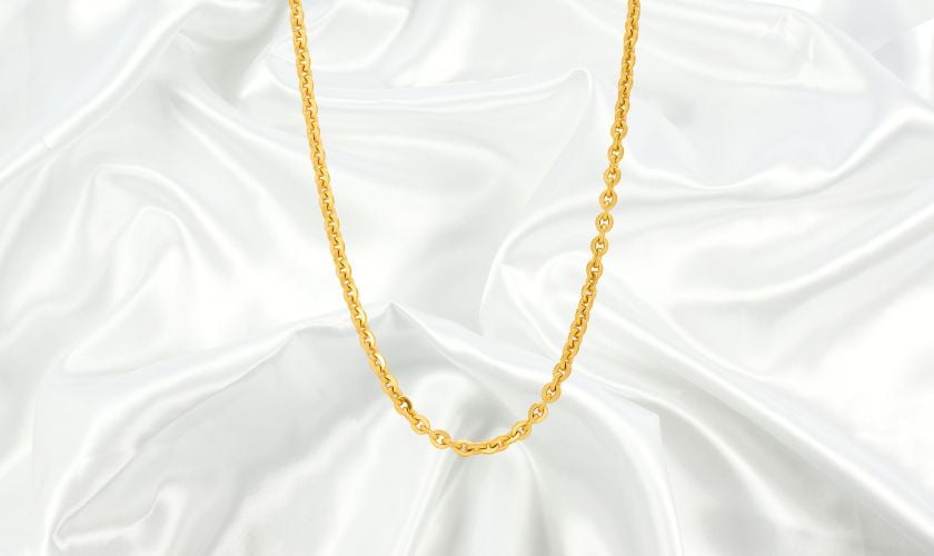 Dây chuyền 1 chỉ vàng 10K dành cho nam thiết kế độc đáo