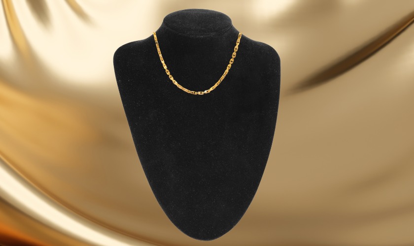 Mẫu dây chuyền vàng trơn cho bé trai