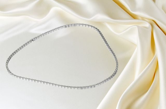 Dây chuyền vàng nam full kim cương quý lấp lánh