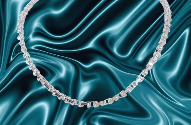 Dây chuyền vàng trắng nam 24K toát lên khí chất quý ông