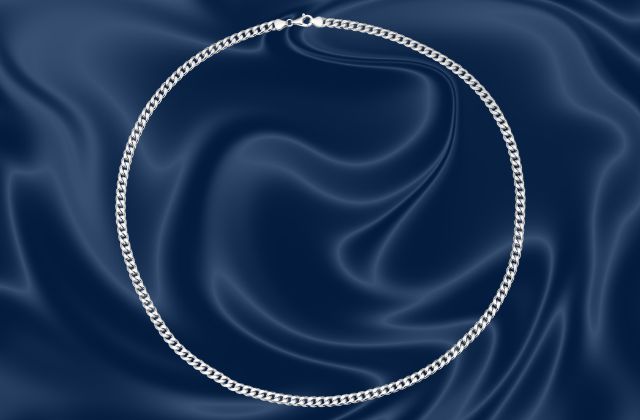 Mẫu dây chuyền vàng trắng nam đẹp, tinh xảo