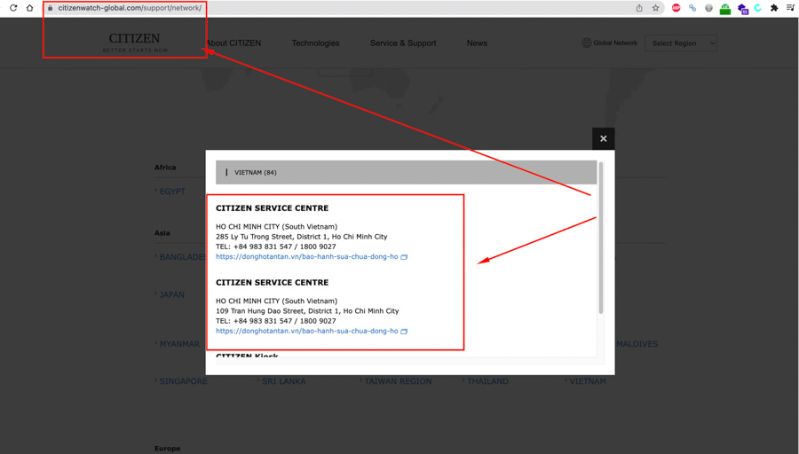 dia chi sua dong ho citizen tai tphcm
