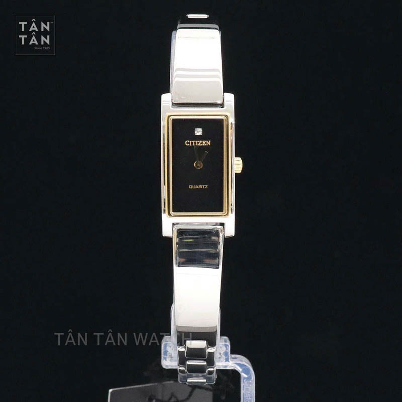 dong ho citizen nu mat hinh chu nhat