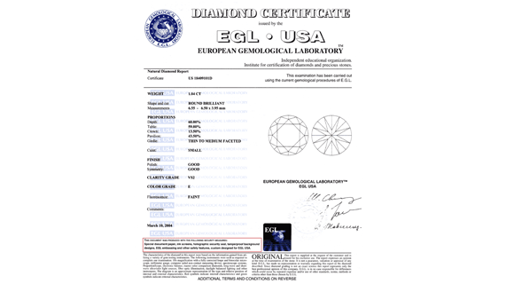 egl diamond certification la gi 1