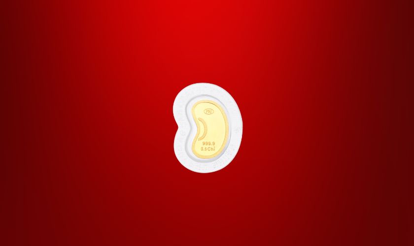 Hạt đậu vàng 24k 0.5 chỉ