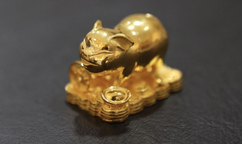 Ý nghĩa heo vàng 24K trong phong thủy