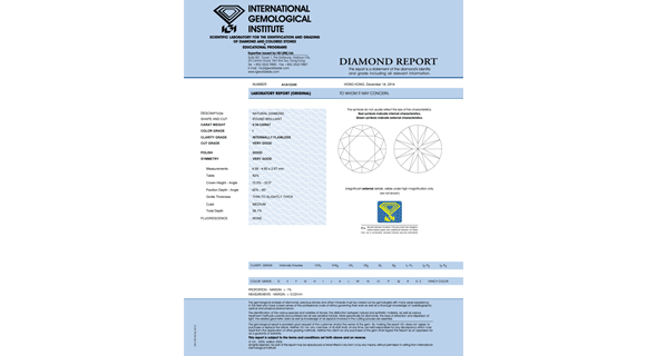 igi diamond certification 1 1
