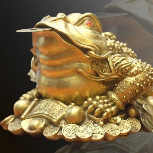 khai quang cóc ngậm tiền