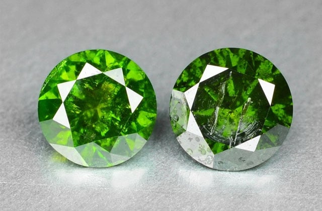 Kim cương xanh lá cây có màu sắc độc đáo