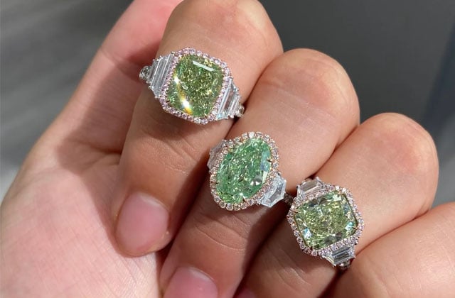 Kim cương xanh lá cây mang nhiều ý nghĩa