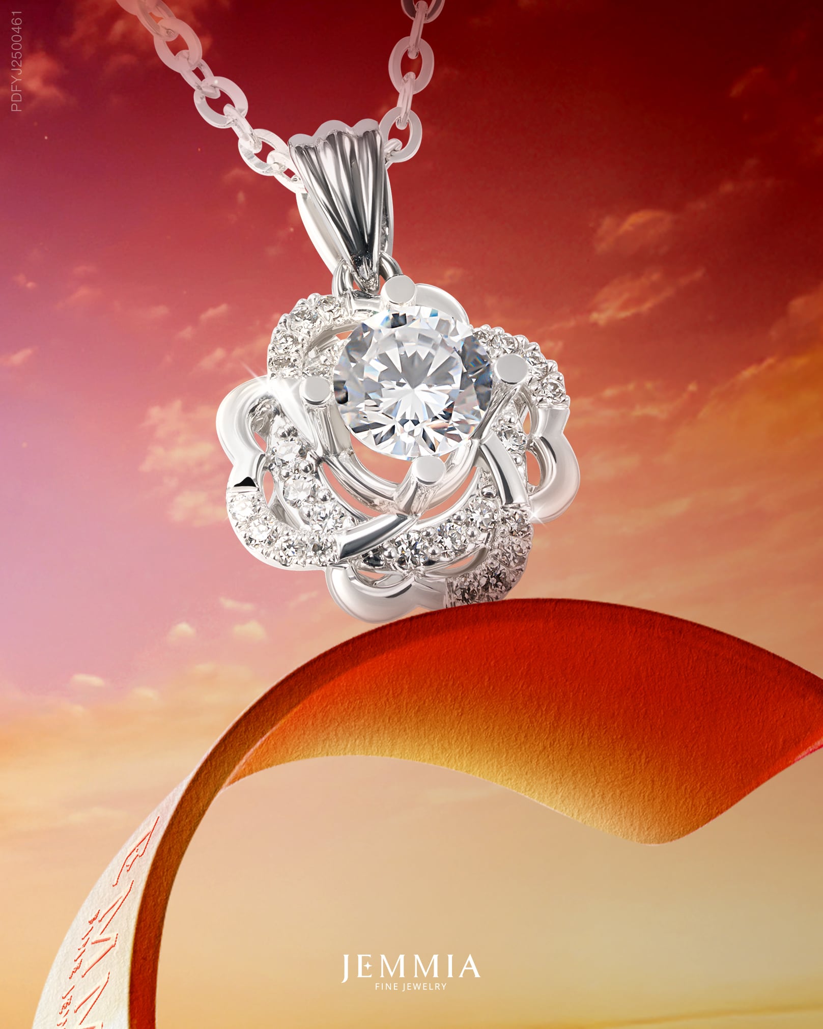 Dây chuyền kim cương Thời Khắc