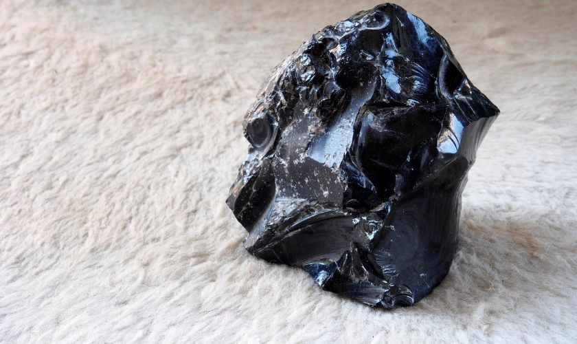 Đá Obsidian (Hắc diện thạch): Lá chắn bảo vệ mạnh mẽ