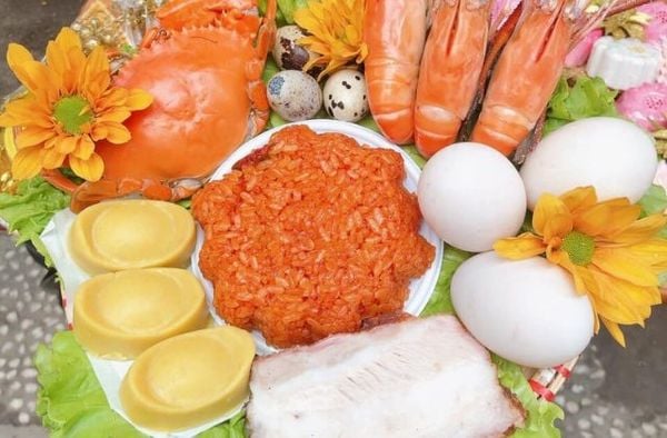 mâm cúng vía thần tài