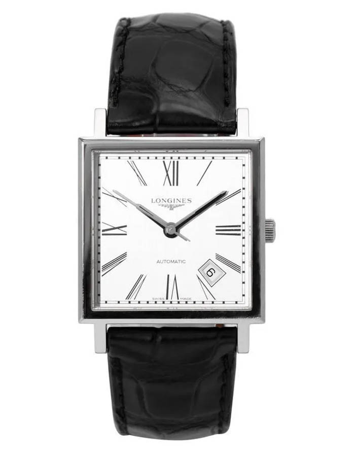 mau dong ho longines mat vuong dep