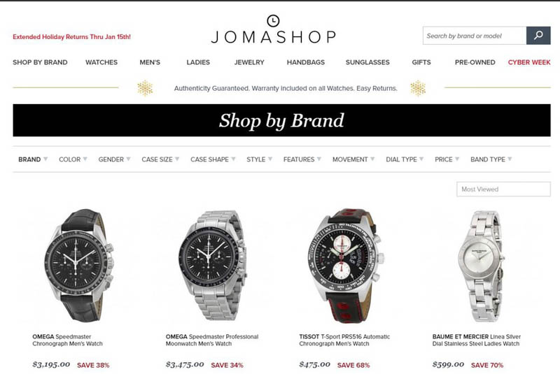 mot so web ban dong ho