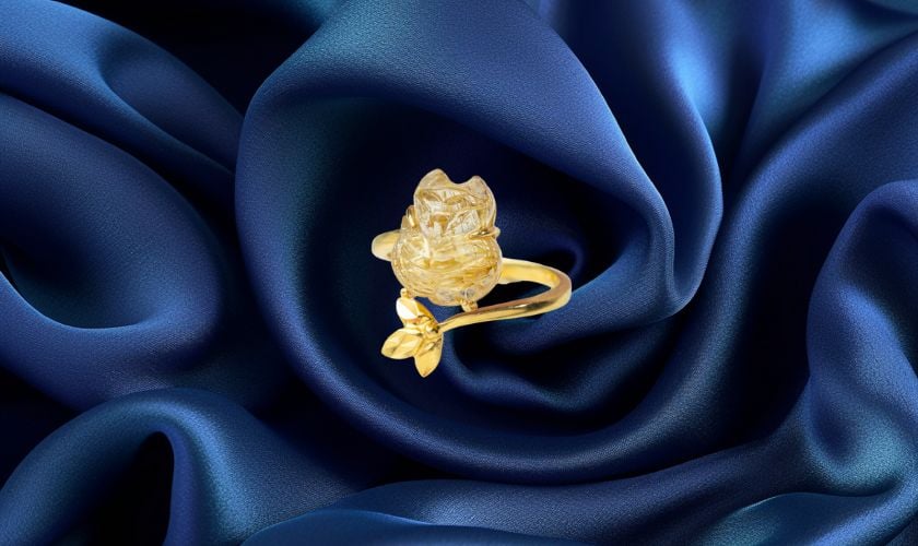 Mẫu nhẫn hồ ly 9 đuôi tóc vàng