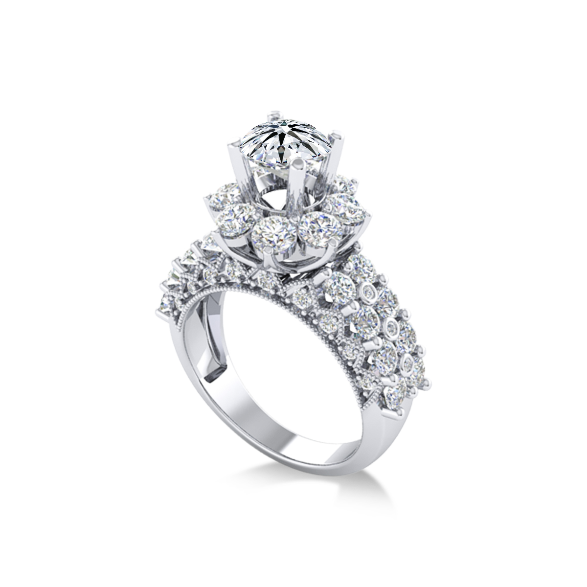 Nhẫn kim cương nữ 2 tỷ sang trọng