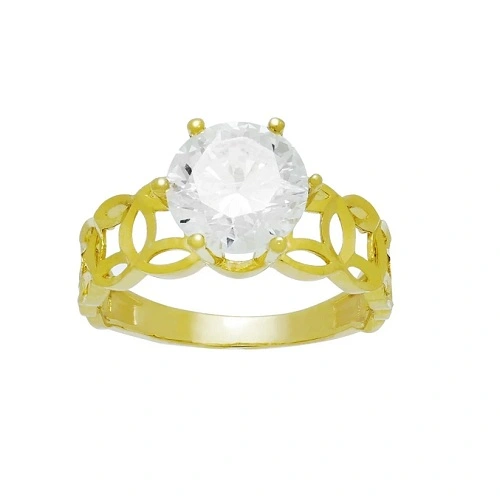 nhan-kim-tien-vang-10k-2 Hình 2: Nhẫn kim tiền vàng non 14k, đính kim cương