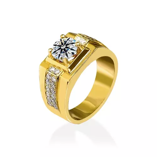 Hình 3: Nhẫn nam vàng 24K 5 chỉ