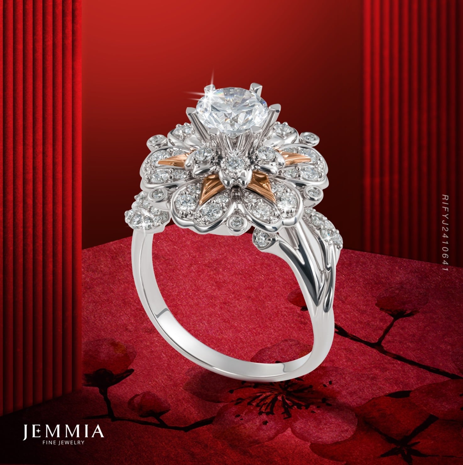 Nhẫn vàng hồng cũng là sự lựa chọn tuyệt vời cho màn cầu hôn