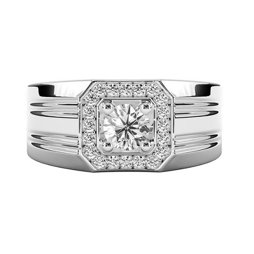 Hình 1: Nhẫn vàng nam 18k 3 chỉ - Vẻ đẹp đẳng cấp dành cho quý ông