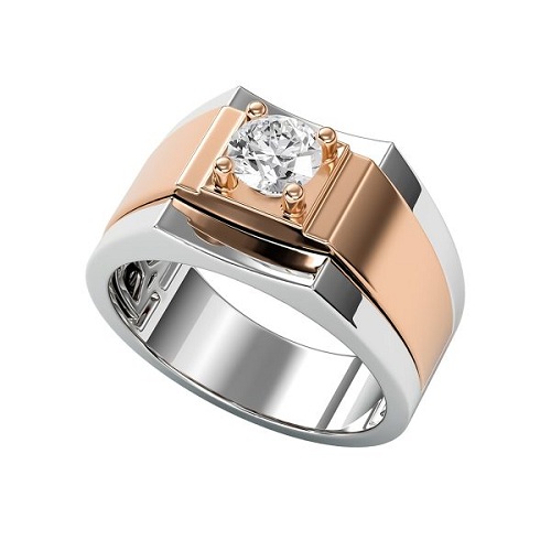 HÌnh 2: Nhẫn vàng nam 18k 3 chỉ thể hiện cho sự quyền uy 