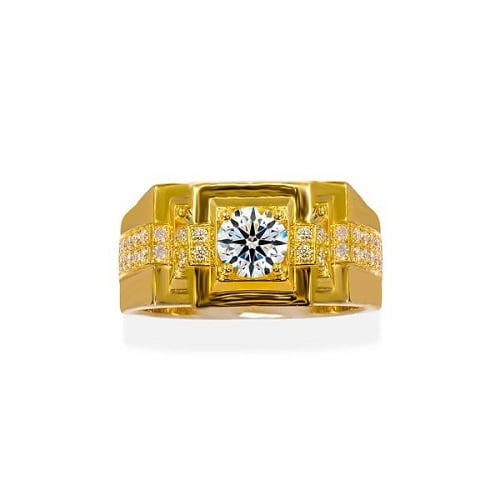 Hình 4: Nhẫn vàng nam 24k 5 chỉ thời thượng