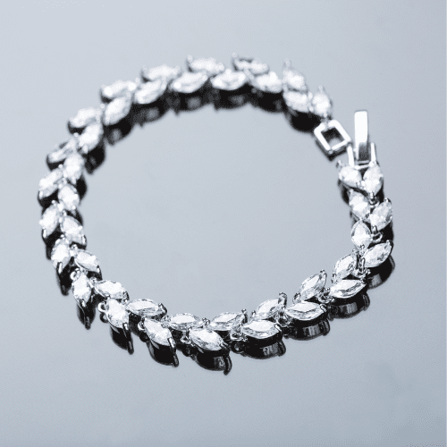 Vỏ Vòng Tay Kim Cương Kiểu Floral Jemmia